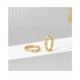 thumbnail image 2 of Pendientes Xtellar Para MujerAretes Oro 14k Con Zirconias, 2 of 4