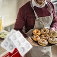 thumbnail image 6 of Silicone Donut Baking 6 Cavity Nonstick Kitchen Bakeware for Homemade Desserts, 6 of 7