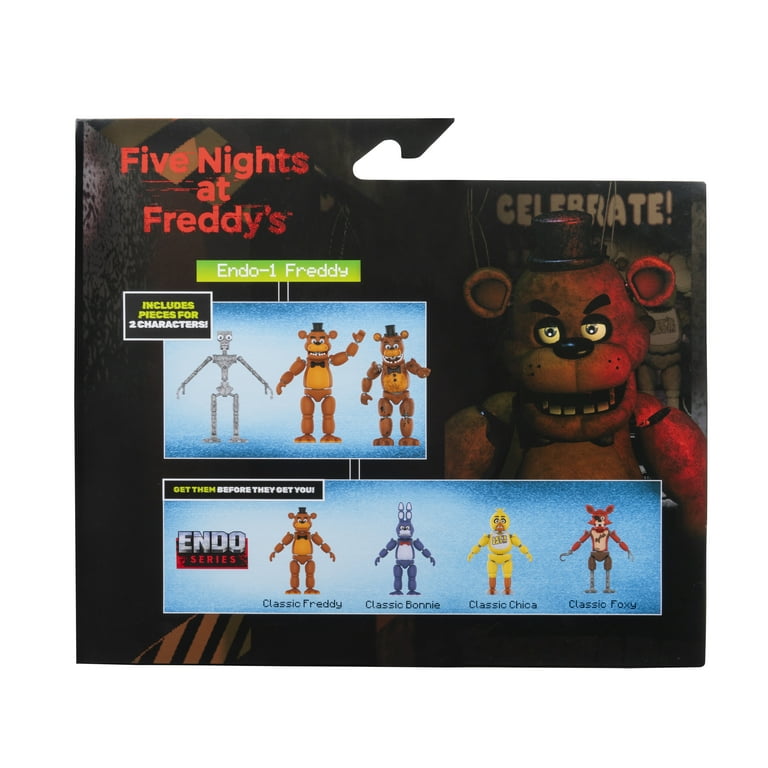 Five Nights at Freddy's -Endo-1 with Classic 6 inch Freddy Parts, Withered Freddy Parts Action Figure