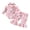 Pink, variant on Loicainy Infant Baby Girl Fall Outfits 3 6 9 12 Months Flower Print Long Sleeve Romper Flare Pants Headband Clothes Set