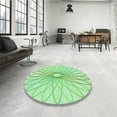 thumbnail image 4 of Ahgly Company Machine Washable Indoor Rectangle Transitional Light Green Area Rugs, 6' x 9', 4 of 7