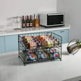 Stackable Can Rack Organizer, 4Tier Can Storage Rack for Kitchen