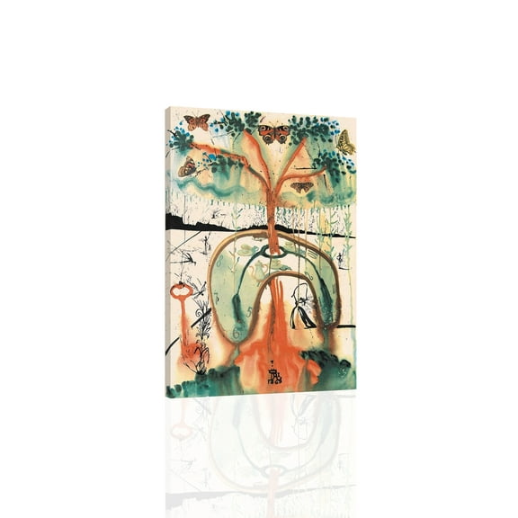 Dali- Alice In Wonderland Mad Tea Party - Canvas OR Print Wall Art
