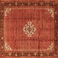 thumbnail image 1 of Ahgly Company Indoor Square Persian Orange Traditional Area Rugs, 7' Square, 1 of 1