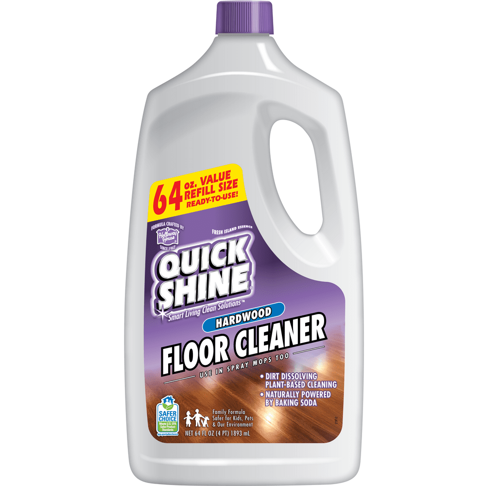 Quick Shine High Traffic Hardwood Floor Cleaner, 64 Oz