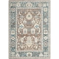 thumbnail image 7 of SAFAVIEH Valencia Estelle Floral Bordered Polyester Area Rug, Chocolate/Alpine, 5' x 8', 7 of 7