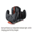 thumbnail image 4 of Base de carga 6 en 1 para mandos Joy-Con y Pro con organizador y soporte RGB, compatible con Nintendo Switch 2, 4 of 7