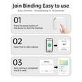 thumbnail image 6 of Bluetooth Tracker, Smart Air Tracker Tags,Key Finder and Item Locator Compatible with Apple Find My (iOS Only),Wireless Smart Tracker Tag for Keys/Luggage/Wallet,4-Pack,White, 6 of 10