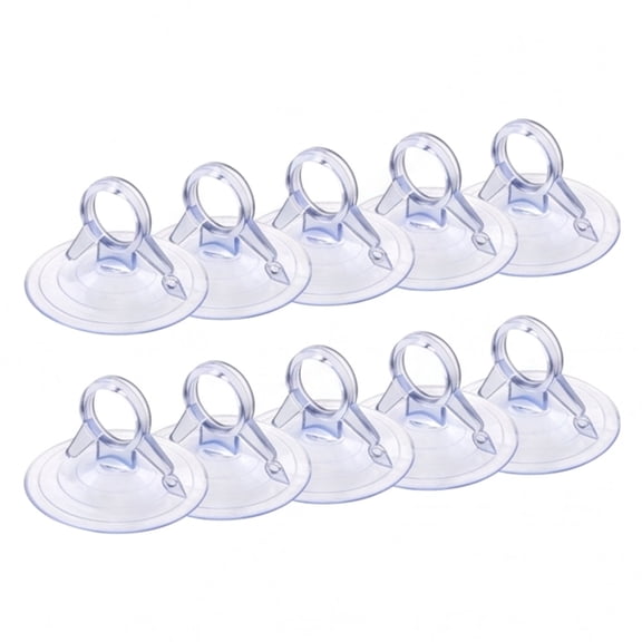 10PCS Car Windshield Suction Cups, Car Windscreen Sun Shade Suction Cup Multifunctional Window Suction Cups For Visor, Car Glass, Kitchen, Bathroom Transparent