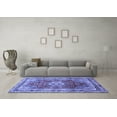 thumbnail image 3 of Ahgly Company Indoor Rectangle Medallion Blue Traditional Area Rugs, 4' x 6', 3 of 4
