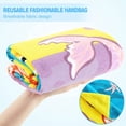 thumbnail image 2 of Touchat Beach Towel for Kids, Super Absorbent Quick Dry Microfiber Beach Towel 24''x 48'', 300GSM Thick Soft Sand Free Cute Mermaid Beach Pool Swim Bath Travel Picnic Camping Towel for Boys Girls, 2 of 7