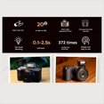 thumbnail image 5 of Mini Flash Retro ZF04, Zapata Universal para XT5, X100, XM5, para ZVE10, A7M4, para Z30, para R8, Color Negro., 5 of 5