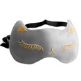 thumbnail image 1 of Máscara de ojos de seda reutilizable: Máscara para los ojos para dormir que no daña la piel para el hogar, 1 of 4