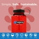 thumbnail image 2 of Botella de agua Nalgene Sustain Tritan sin BPA 946 ml, color rojo, 2 of 5