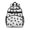 Black Cat and Paw Print White Pattern, variant on Astronaut Cat Black Pattern Cute School Backpack Bag for School with Padded Back and Adjustable Shoulder Straps 15.25"x11.5"x5.25"