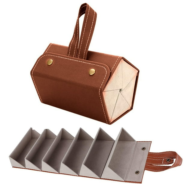 Sunglasses Storage Organizer Holder Foldable Travel Case with 5/6 Slot