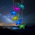 thumbnail image 3 of Carillón De Viento De Luz Solar Elefante Luz Jardín Lámpara Impermeable Carillón De Viento Sunnimix luz de carillón de viento, 3 of 8