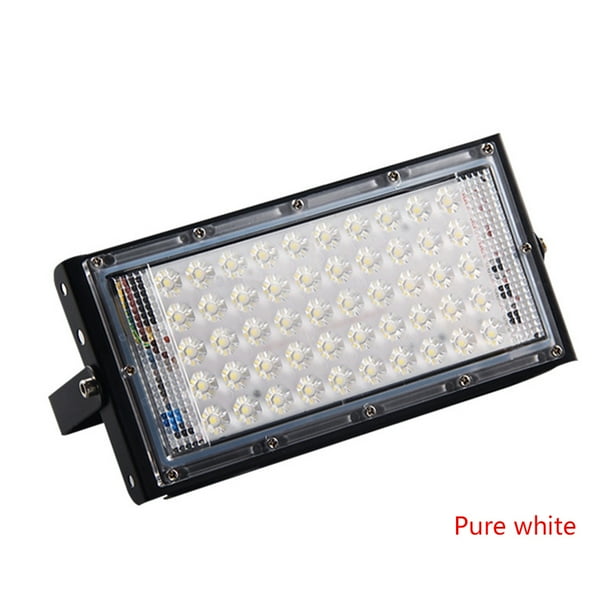 Reflector de seguridad LED 50W 3000LM Luces de inundación Jardín interior al aire libre Lámpara impermeable IP65 Yuarrent HA1314-01B