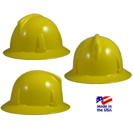 MSA Topgard Protective Full Brim Hats with Fas-Trac Suspension