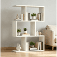 thumbnail image 3 of Leumius 3-Shelf Bookcase,Freestanding Book Shelf, Home Office Bookcase, Storage Shelving Unit for Bedroom, Living Room,White, 3 of 7