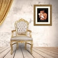 thumbnail image 3 of Unknown 15x18 Gold Ornate Wood Framed with Double Matting Museum Art Print Titled - Character - Father and Child, 3 of 4