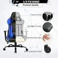 thumbnail image 2 of Vitesse gaming chair, 2024 Racing style gamer chair for teens,Comfortable High Back game chair,Lumbar Support and Headrest Computer Desk Chair with Height Adjustable Swivel Office Chair, 2 of 7