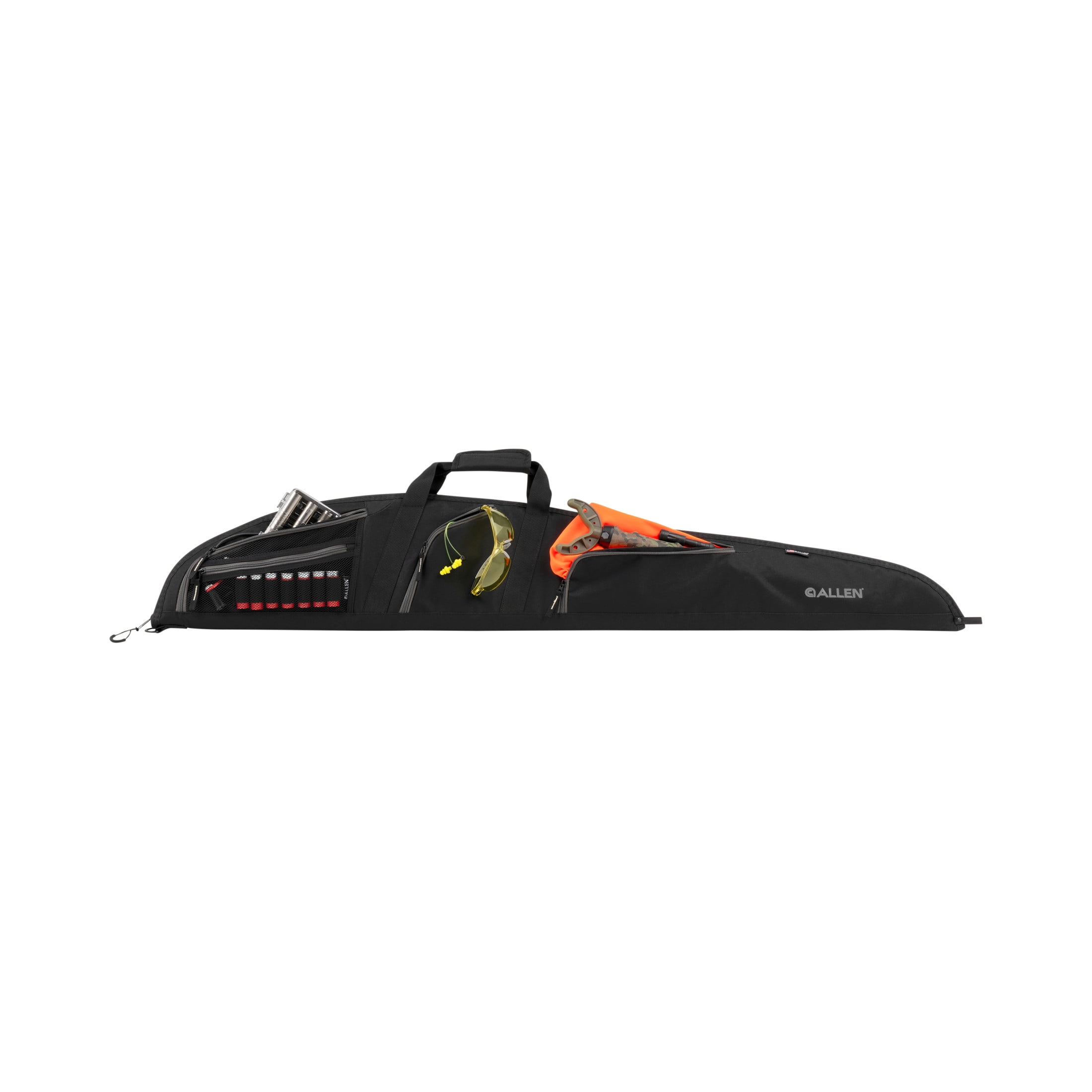 Allen Company Daytona 52" Shotgun Case  - Dense Foam Padding, 4 Storage Pockets, Adjustable Sling – Hunting & Shooting Gear –  Soft Gun Carrier - Black