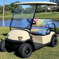thumbnail image 3 of Uorisanigo Rainbow Tie Dye Golf Seat Cushion Cover Decoration Golf Cart Seat Covers Funny Club Car Seats Covers Machine Washable Easy to Clean, 3 of 7