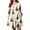 Pink, variant on Christmas Dresses for Women Plus Size Women's Gradient Print Casual Spring/Autumn Pocket Round Neck Long Sleeve Dress with Vintage Christmas Print for Holiday Wear,Blue,2XL