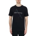thumbnail image 1 of Camiseta Armani Exchange con cuello redondo y logotipo para hombre - Negra (L), 1 of 6