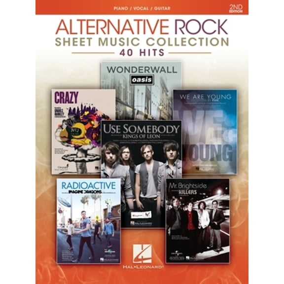 Pre-Owned Alternative Rock Sheet Music Collection - 2nd Edition: 40 Hits Arranged for Piano/Vocal/Guitar (Paperback) 1705112307 9781705112304