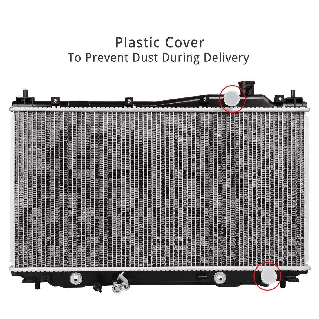 RVNI Radiator Compatible with 2001-2005 Honda Civic Aluminum Radiator ENG D17‎A1/A2/A6/A7, Fits select: 2001-2005 HONDA CIVIC LX