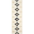 thumbnail image 3 of SAFAVIEH Soho Daven Southwestern Wool Area Rug, Ivory/Dark Grey, 7'6" x 9'6", 3 of 8