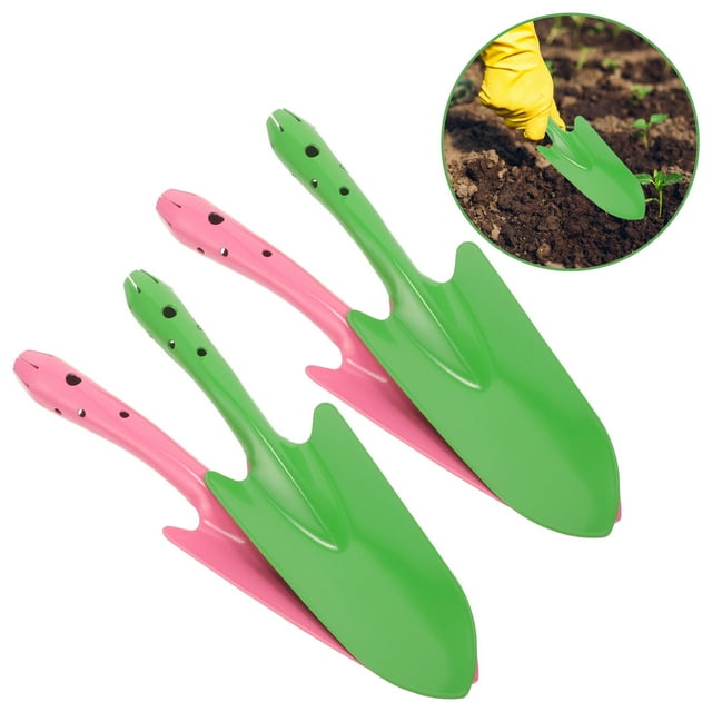 Luxshiny 4 Pcs Pelle à Creuser en Fer Fournitures de Jardinage Design Simple pour Activités Extérieures