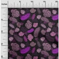 thumbnail image 2 of oneOone Cotton Silk Fuschia Pink Fabric Tropical Leaf Quilting Supplies Print Sewing Fabric By The Yard 42 Inch Wide, 2 of 5