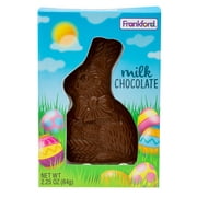 Angle View: Frankford's Easter Solid Milk Chocolate Bunny 2.25 ounces