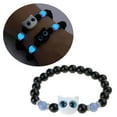 thumbnail image 2 of CIYISON Stylish Charm Bracelet Luminous Quality Resin Cat Hand Chain Comfortable to Wear, 2 of 21