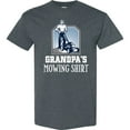 thumbnail image 3 of Inktastic Grandpa Funny Lawn Mowing T-Shirt, 3 of 5