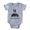 Heather Grey, variant on CafePress - Boston Terrier LOL - Cute Infant Baby Football Bodysuit