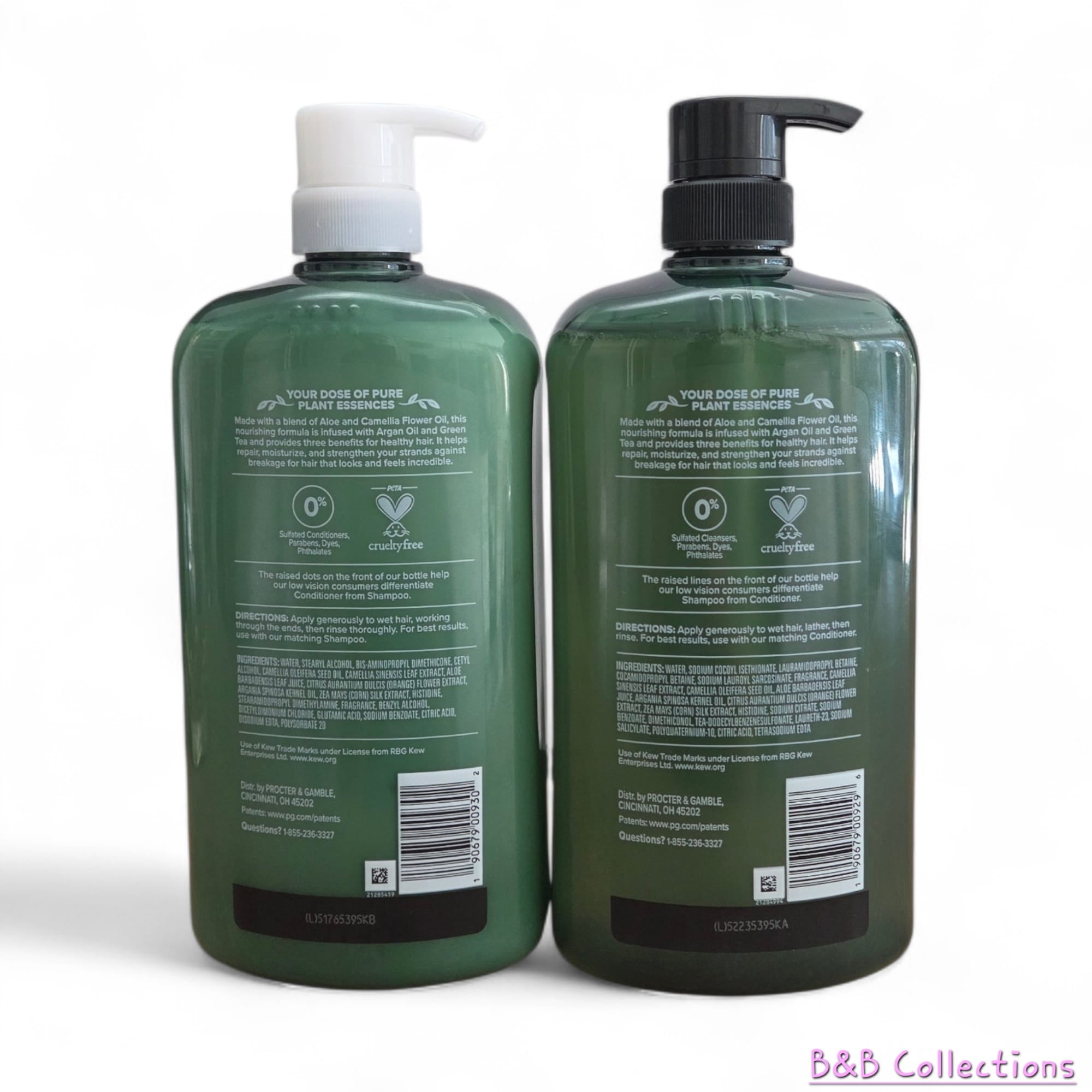 Herbal Essences Sulfate Free Argan Oil & Green Tea Shampoo & Conditioner Set, 33.8 fl oz Each