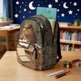 thumbnail image 3 of Jeiento Capybara Large Capacity Lightweight 17 Inch Backpack Set 4-Piece Lunch Bag Pencil Case Water Bottle Holder for Boys Girls Kids Students, 3 of 7