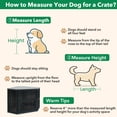 thumbnail image 4 of Gymax Corner Dog Crate Furniture Wooden Dog Kennel End Table Heavy Duty Pet Crate Warm Oak, 4 of 10