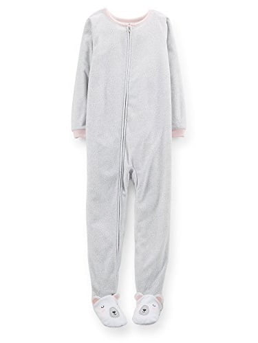 carter's big girl footed pajamas