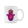 thumbnail image 1 of Purple Hamsa Design Mug  -Image by Shutterstock,, 1 of 4