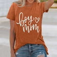 thumbnail image 2 of YDLCAFD T-Shirts pour Femmes Tendance Été Mode Féminine Haut Imprimé Col Rond Ample T-Shirt, 2 of 5