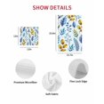 thumbnail image 7 of Blue Yellow Leaves Kitchen Dish Towels for Drying Dishes Set of 4, Spring Botanical Leaf Farmhouse Watercolor Waffle Weave Microfiber Hand Tea Bathroom Towels Quick Dry & Absorbent Towel 12x12, 7 of 7