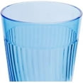 thumbnail image 4 of TrueCraftware- Set of 12 Belize 12 oz. Tumbler/Drinking Cups Blue Polycarbonate-Premium Iced Tea Glasses Stackable Reusable Dishwasher Safe Break-Resistant for Home and Restaurants, 4 of 6
