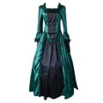 thumbnail image 6 of LYXSSBYX Summer Dresses for Women Women Fall Winter Gothic Retro Floral Print Ball Gowns Gowns Dress, 6 of 6