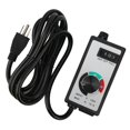 thumbnail image 4 of "Electronic Variable Speed Controller - 120V 1500W 15A with 2M Cord for Fans & Tools"  

"Adjustable Motor Regulator - 15A 1500W Plastic Shell with Pointer Display"  

"UL Certified Fan Speed Dimmer, 4 of 6