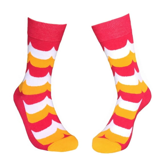 Colorful Wavy Stripe Pattern Socks from the Sock Panda (Adult Medium - Women's Shoe Sizes 5-10)